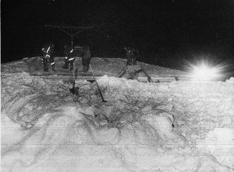 Digging out buried houses
